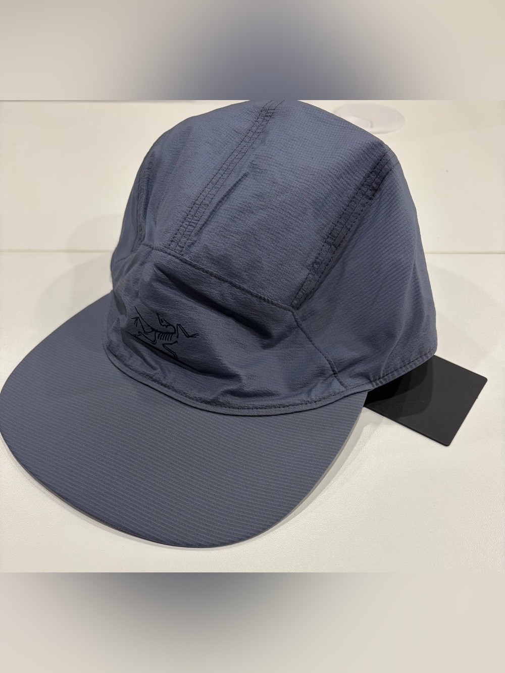 Arc’teryx Adult Women's Men's Aerios 5 Panel Cap Hat Light Blue Purple NWT L/XL - Picture 2 of 7